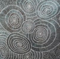 Circles of life 1 60x60cm